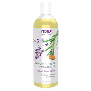 Now Foods, Lavender Almond Massage Oil, 16 FL OZ
