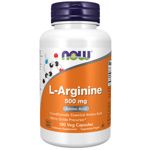 Now Foods, L-Arginine, 500 mg, 100 Caps