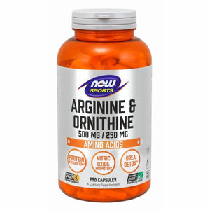 Now Foods, Arginine & Ornithine, 250 Caps