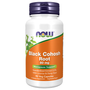 Now Foods, Black Cohosh Root, 80 mg, 90 Caps