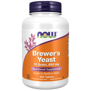 Now Foods, Brewers Yeast, 650 mg, 200 Tabs