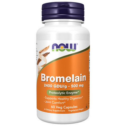 Now Foods, Bromelain, 2400GDU/500 mg, 60 Veg Caps