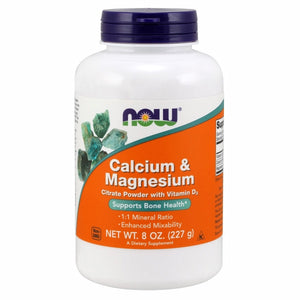 Now Foods, Calcium Magnesium Citrate Powder, w/CITRATE POWDER, 8 Oz