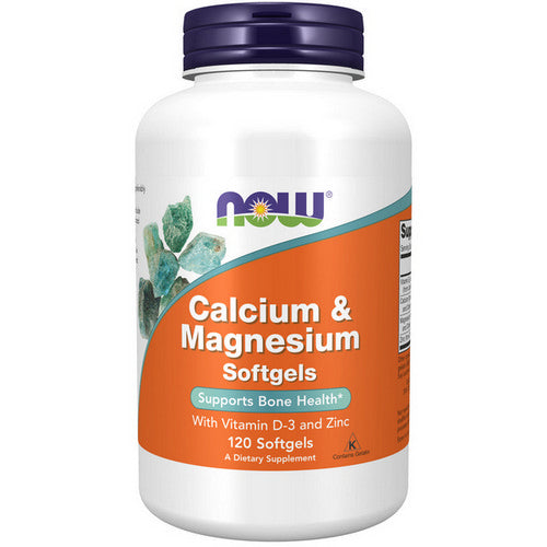 Now Foods, Calcium & Magnesium, 120 Softgels