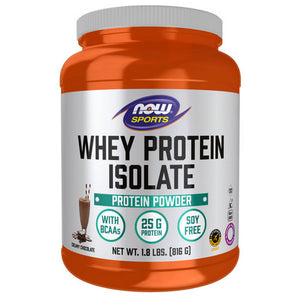 Now Foods, Whey Protein Isolate, Dutch Chocolate, 1.8 lbs