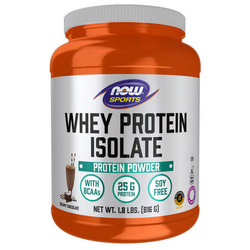 Now Foods, Whey Protein Isolate, Dutch Chocolate, 1.8 lbs