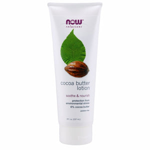 Now Foods, Cocoa Butter Lotion, 8 oz.