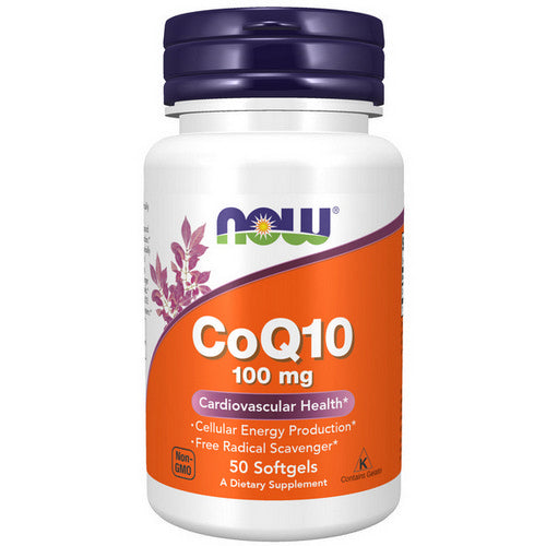 Now Foods, CoQ10, 100 mg, 50 Softgels