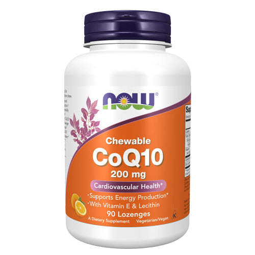Now Foods, CoQ10, 200 mg, 90 Lozenges