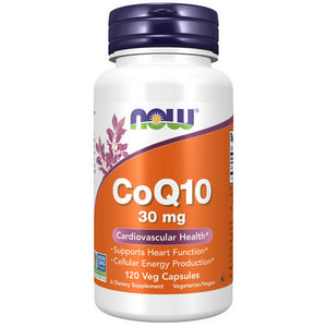 Now Foods, CoQ10, 30 mg, 120 Veg Caps