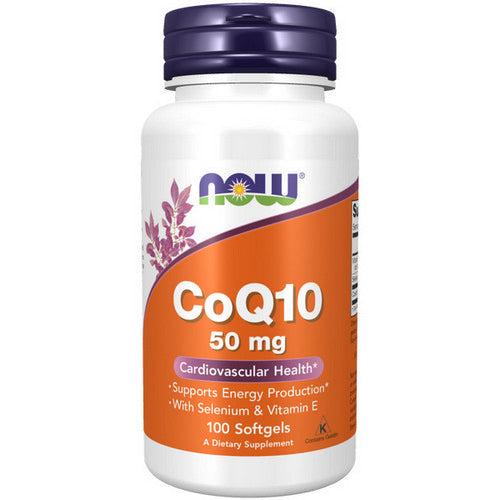 Now Foods, CoQ10, 50 mg, 100 Sofgels