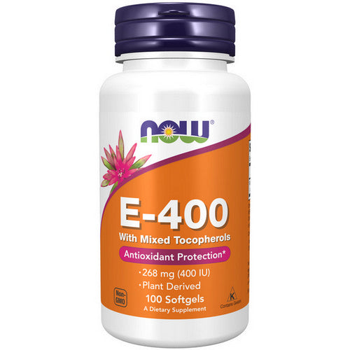 Now Foods, Vitamin E-400 With Mixed Tocopherols, 100 Sofgels