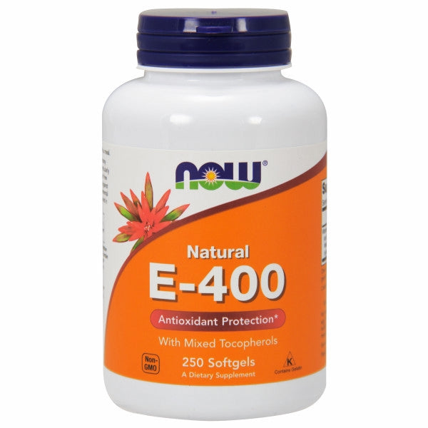 Now Foods, Vitamin E-400 With Mixed Tocopherols, 250 Softgels