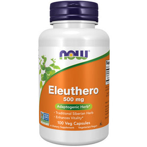 Now Foods, Eleuthero, 500 mg, 100 Caps