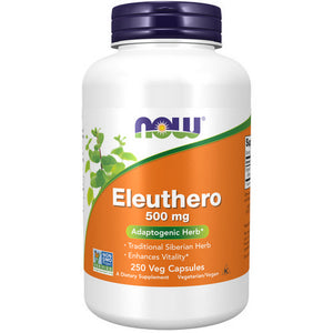 Now Foods, Eleuthero, 500 mg, 250 Caps