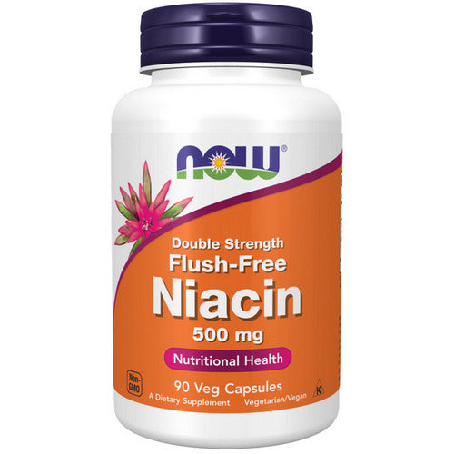 Now Foods, Flush Free Niacin, 500 mg, 90 Veg Caps