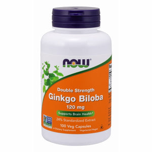 Now Foods, Ginkgo Biloba, 120 mg, 100 Vcaps