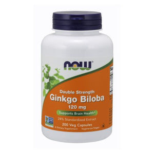 Now Foods, Ginkgo Biloba, 120 mg, 200 Vcaps