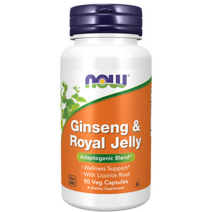 Now Foods, Ginseng & Royal Jelly, 300/300 mg, 90 Caps