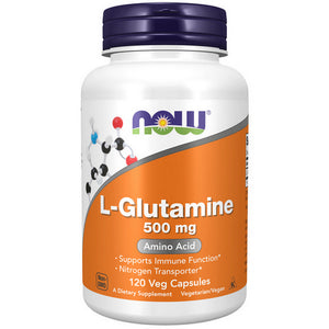 Now Foods, L-Glutamine, 500 mg, 120 Caps