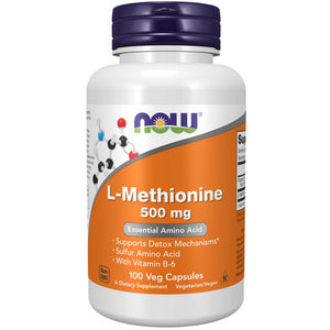 Now Foods, L-Methionine, 500 mg, 100 Caps