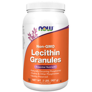 Now Foods, Lecithin Granules, GRANULES NON-GMO, 2 Lb