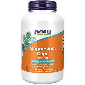 Now Foods, Magnesium, 400 mg, 180 Caps