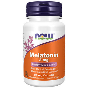 Now Foods, Melatonin, 3 mg, 60 Caps