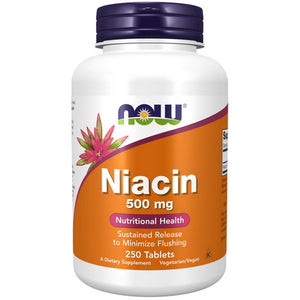 Now Foods, Niacin, 500 mg, Tr 250 Tabs