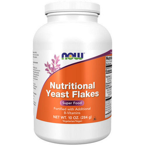 Now Foods, Nutritional Yeast Flakes, FLAKES, 10 Oz
