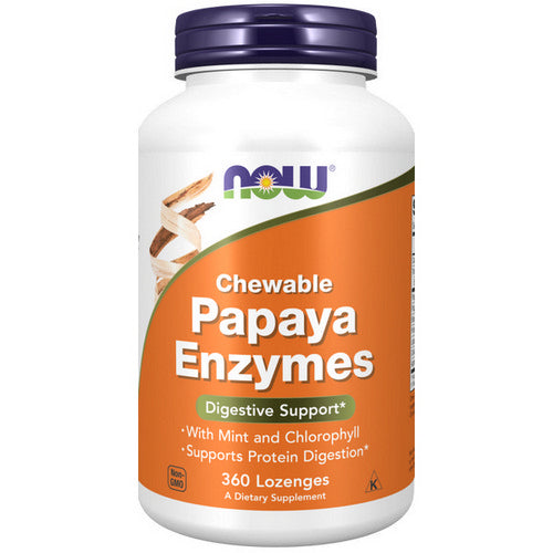 Now Foods, Papaya Enzyme Chewable, 360 Tabs