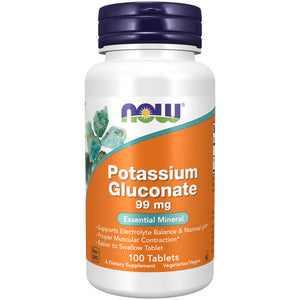Now Foods, Potassium Gluconate, 99 mg, 100 Tabs