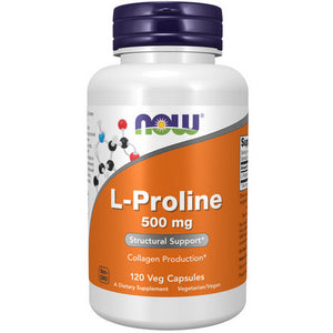 Now Foods, L-Proline, 500 mg, 120 Vcap