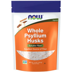 Now Foods, Whole Psyllium Husk, WHOLE, 1 Lb