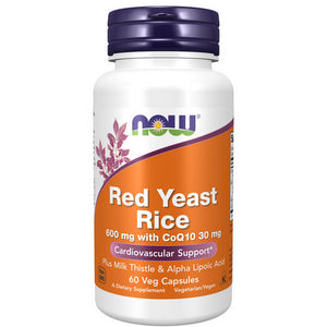 Now Foods, RED YEAST RICE & COQ10 FORMULA, 60 Vcaps