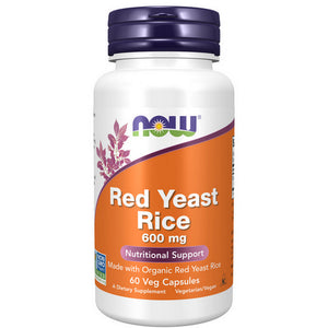 Now Foods, Red Yeast Rice Extract, 600 mg, 60 Vcaps
