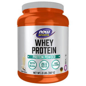 Now Foods, Whey Protein, Natural Vanilla, 2 lbs
