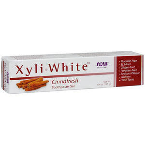 Now Foods, XyliWhite Cinnafresh Toothpaste Gel, NATURAL-CINNAMON, 6.4 Oz