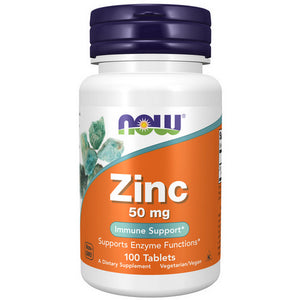 Now Foods, Zinc, 50 mg, 100 Tabs