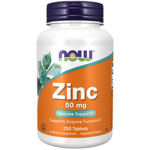 Now Foods, Zinc, 50 mg, 250 Tabs