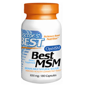 Doctors Best, Best OptiMSM, 1000 mg, 180 Caps