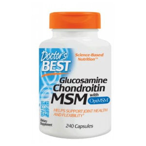 Doctors Best, Glucosamine Chondroitin OptiMSM, 240 Caps