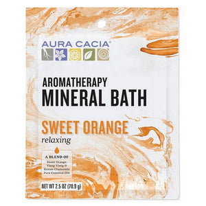 Aura Cacia, Mineral Bath, Relax Citrus 2.5 Oz