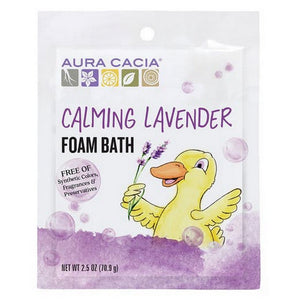 Aura Cacia, Aromatherapy Foam Bath, Kids Calming 2.5 Oz