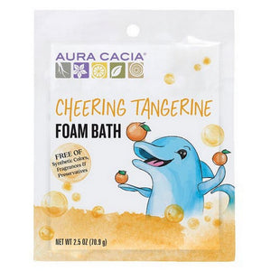 Aura Cacia, Aromatherapy Foam Bath, Kids Cheering 2.5 Oz
