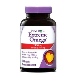 Extreme Omega Fish Oil 60 Softgels by Natrol