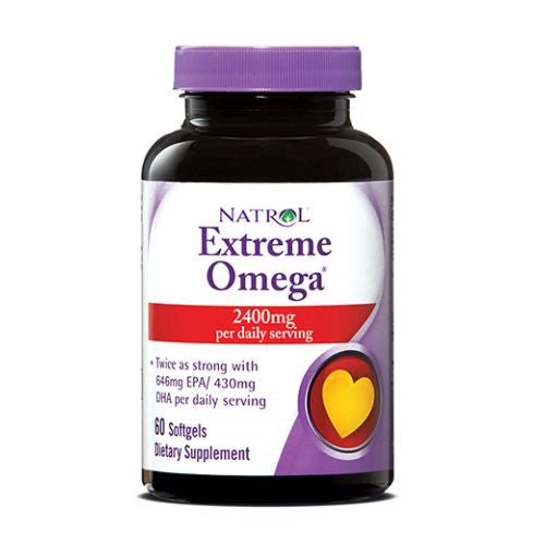 Natrol, Extreme Omega Fish Oil, 60 Softgels