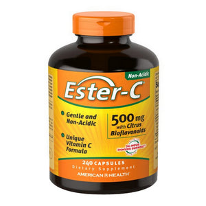 American Health, Ester-c With Citrus Bioflavonoids, 500 mg, 240 Caps