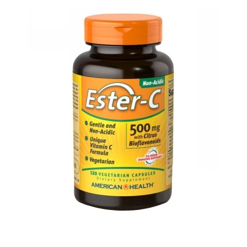 American Health, Ester-c With Citrus Bioflavonoids, 500 mg, 120 Vegicaps