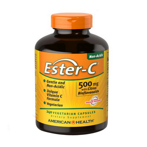 American Health, Ester-c With Citrus Bioflavonoids, 500 mg, 240 Vegicaps
